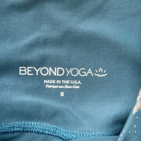 Beyond Yoga Teal Celestial Print Leggings - Picture 10 of 11